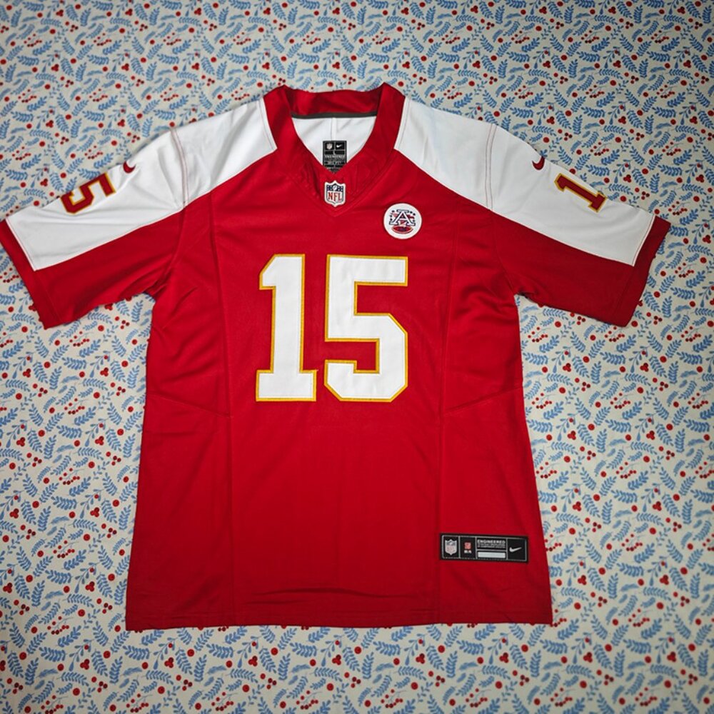 Mahomes Kansas City Chiefs Patrick Red Jersey No. 15